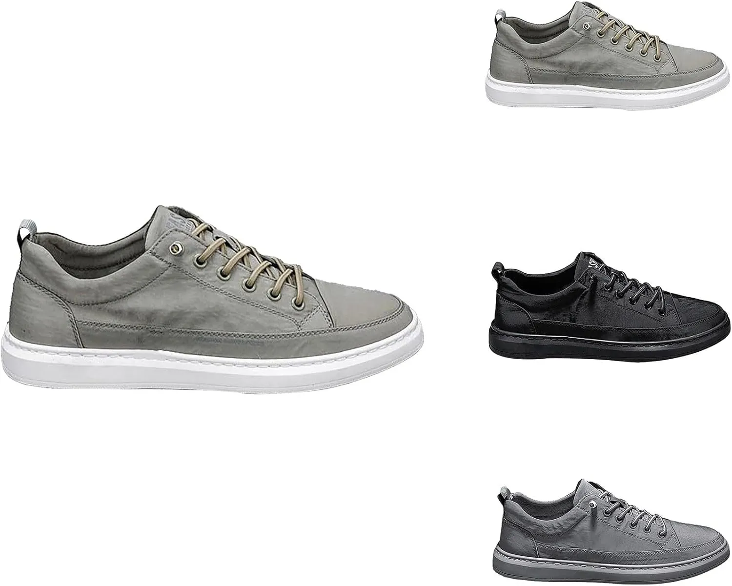 Women's Sneakers in White in Wide Width Womens Tennis Shoes Slip On Casual Shoes Round Toe Slip On Casual Men's Loafers & Slip-Ons Sneakers for Women