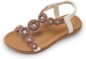 Women's Summer Fashion Leather Open Toed Sandals Breathable Comfortable Non Slip Shoes Sandal Shoes Women