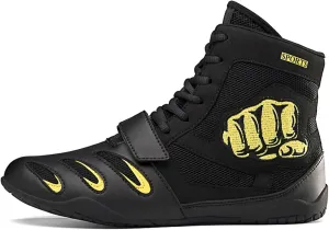 Wrestling Boxing Shoes Pro Fighting Boots and Training Workout Shoes for Men and Women High Top Fitness Sneakers
